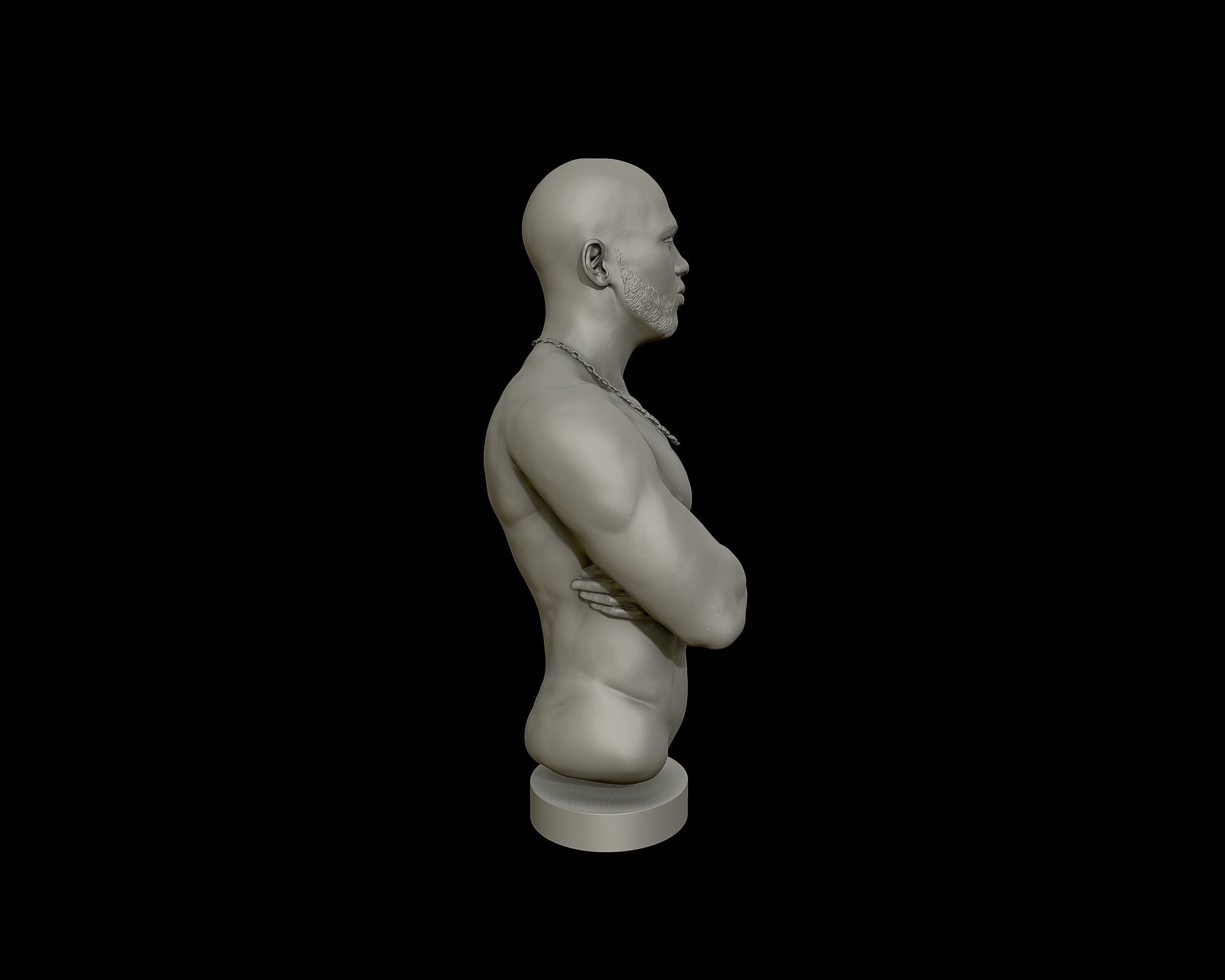 DMX Bust model2 3D print model_27