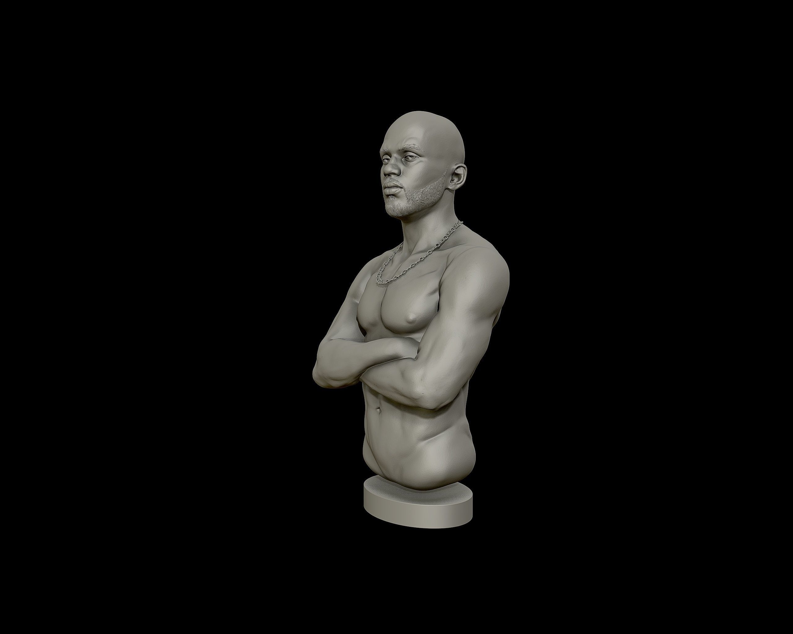 DMX Bust model2 3D print model_20