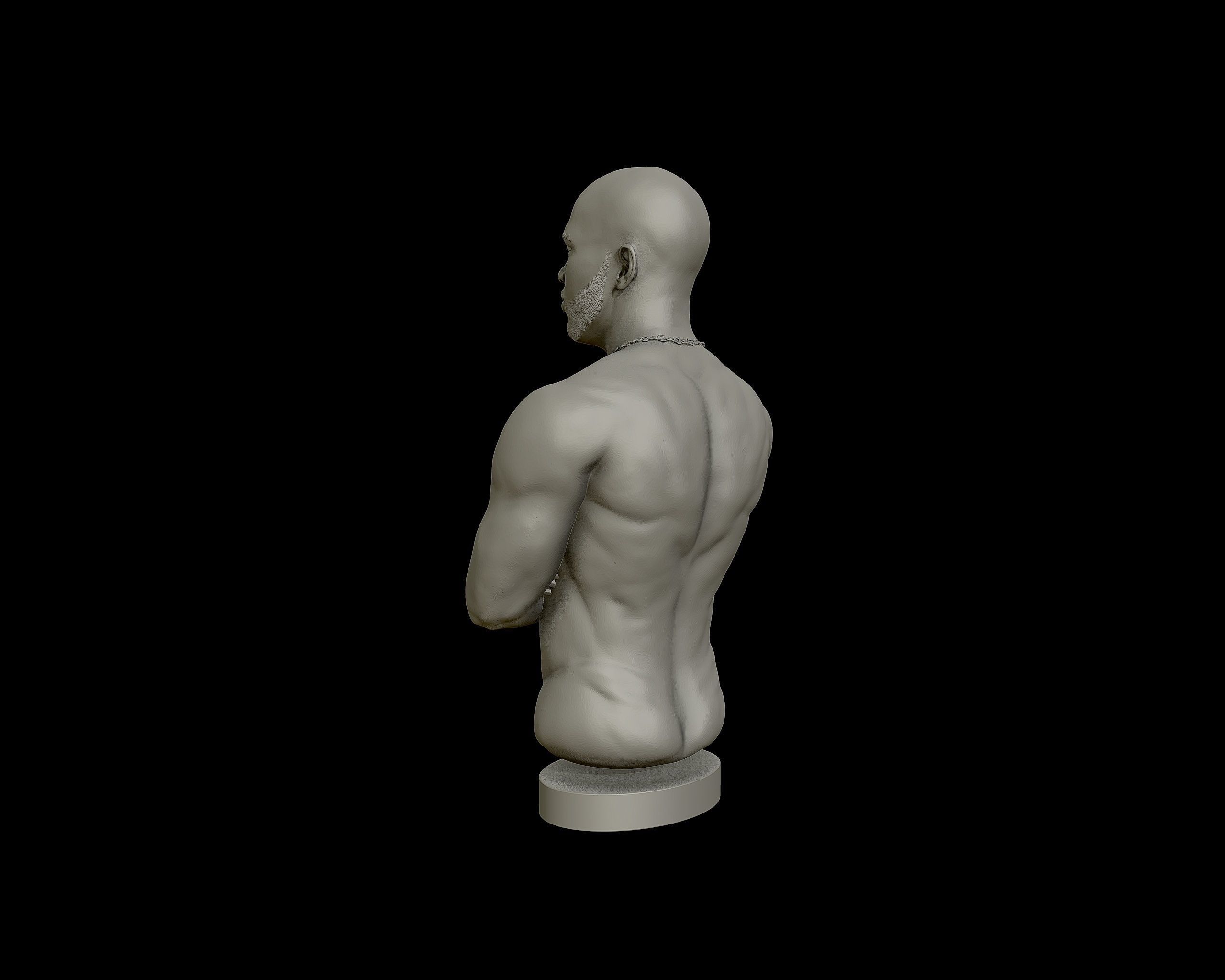 DMX Bust model2 3D print model_24