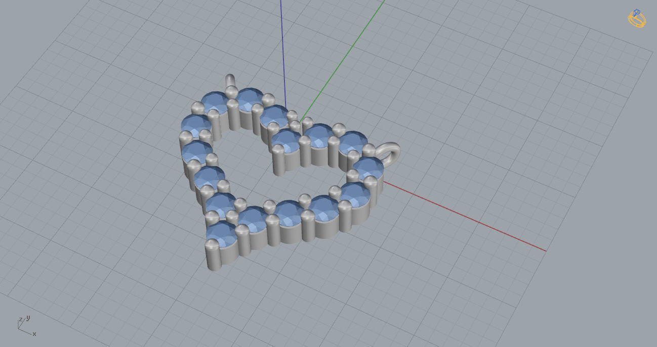 Tiffany Heart 3D print model_7