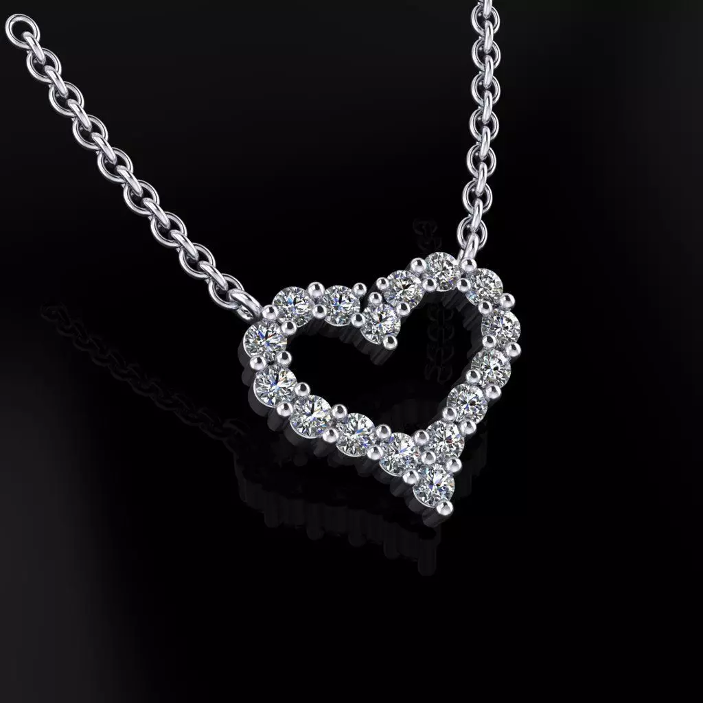 Tiffany Heart 3D print model_0