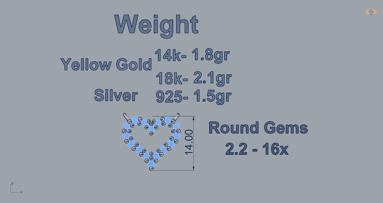 Tiffany Heart 3D print model_3