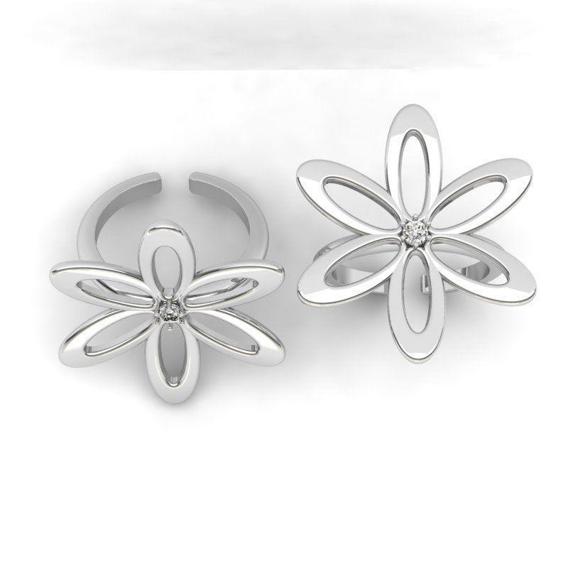 3d-model flower ring 3D print model_10