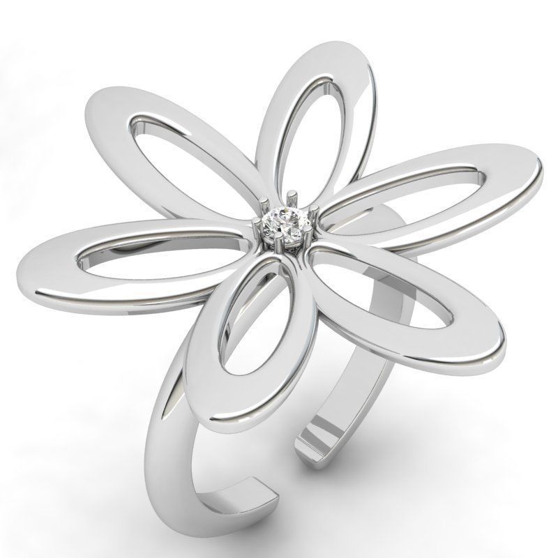 3d-model flower ring 3D print model_5