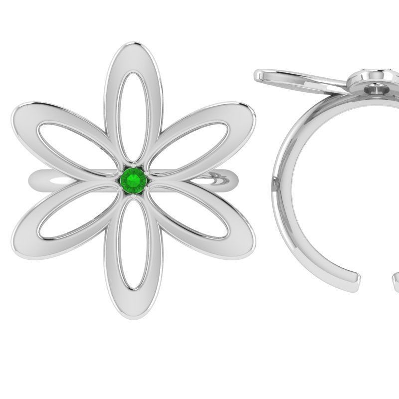 3d-model flower ring 3D print model_2