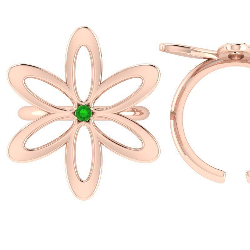 3d-model flower ring 3D print model_4