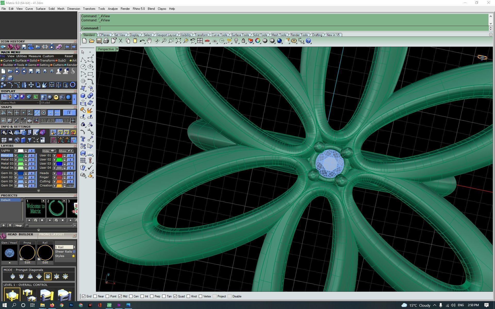 3d-model flower ring 3D print model_15