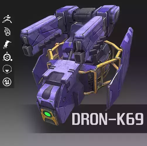 Dron-K69 dron spacecraft