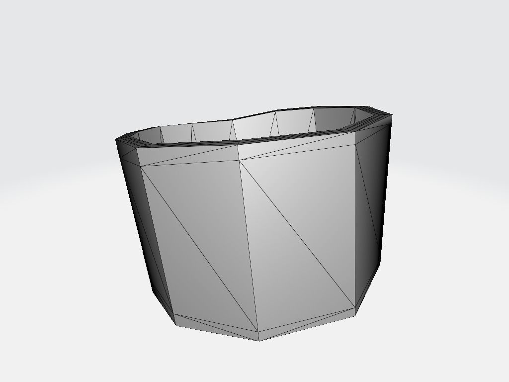 Left Leg Military Band Wrap Low-poly 3D model_8