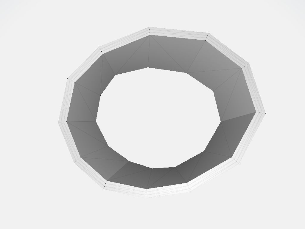 Left Leg Military Band Wrap Low-poly 3D model_12