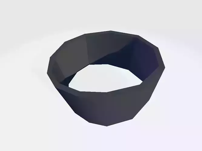 Left Leg Military Band Wrap Low-poly 3D model