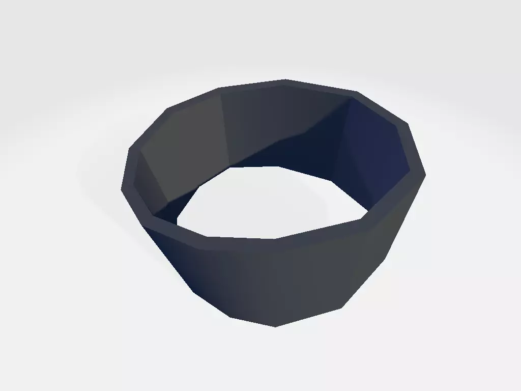 Left Leg Military Band Wrap Low-poly 3D model_0