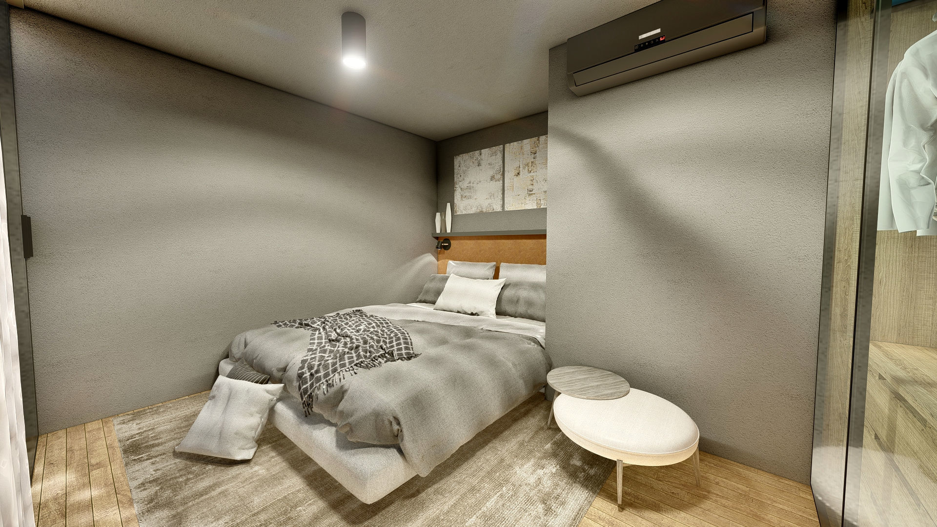 K37 37M2 vacation house residential house container home 3D model_16