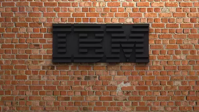 IBM Logo 3D print model