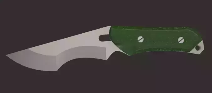 MGS V The Phantom Pain - Quiet combat knife 3D print model
