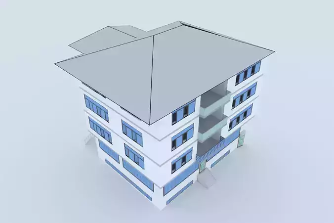 Modern building  3D 