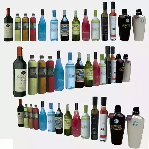 Liquor - Wine Bottles
