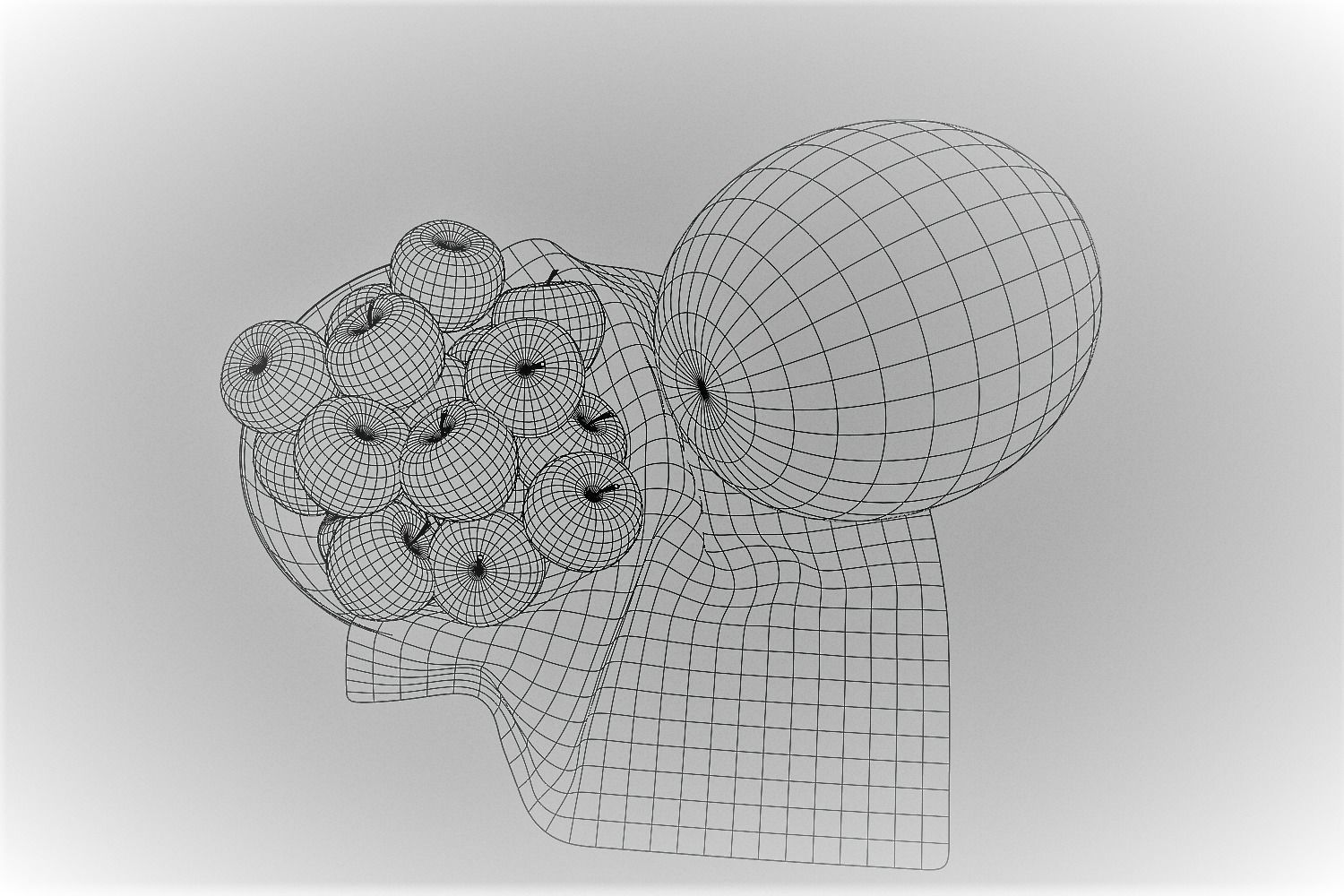 Fruit Basket Free 3D model_4