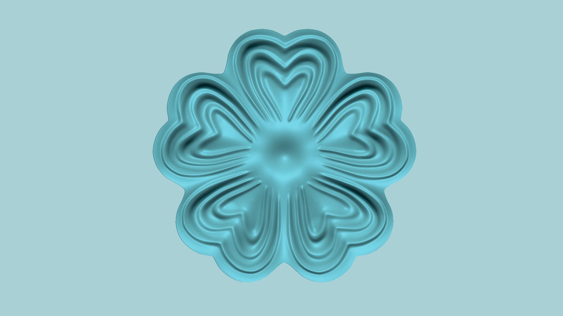 Heart Flower - Molding Arrangement EVA Foam Craft Free 3D print model_1