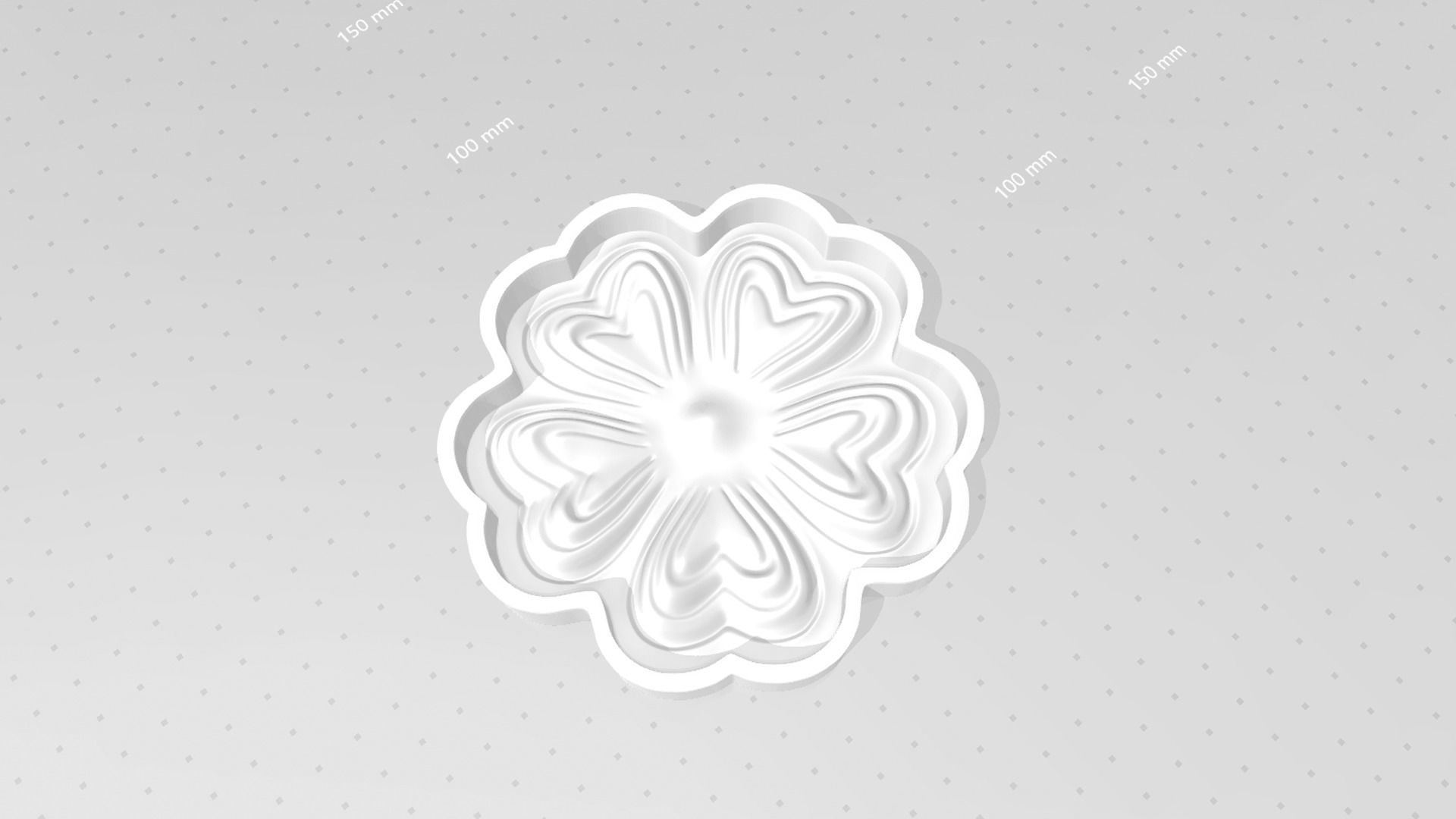 Heart Flower - Molding Arrangement EVA Foam Craft Free 3D print model_16