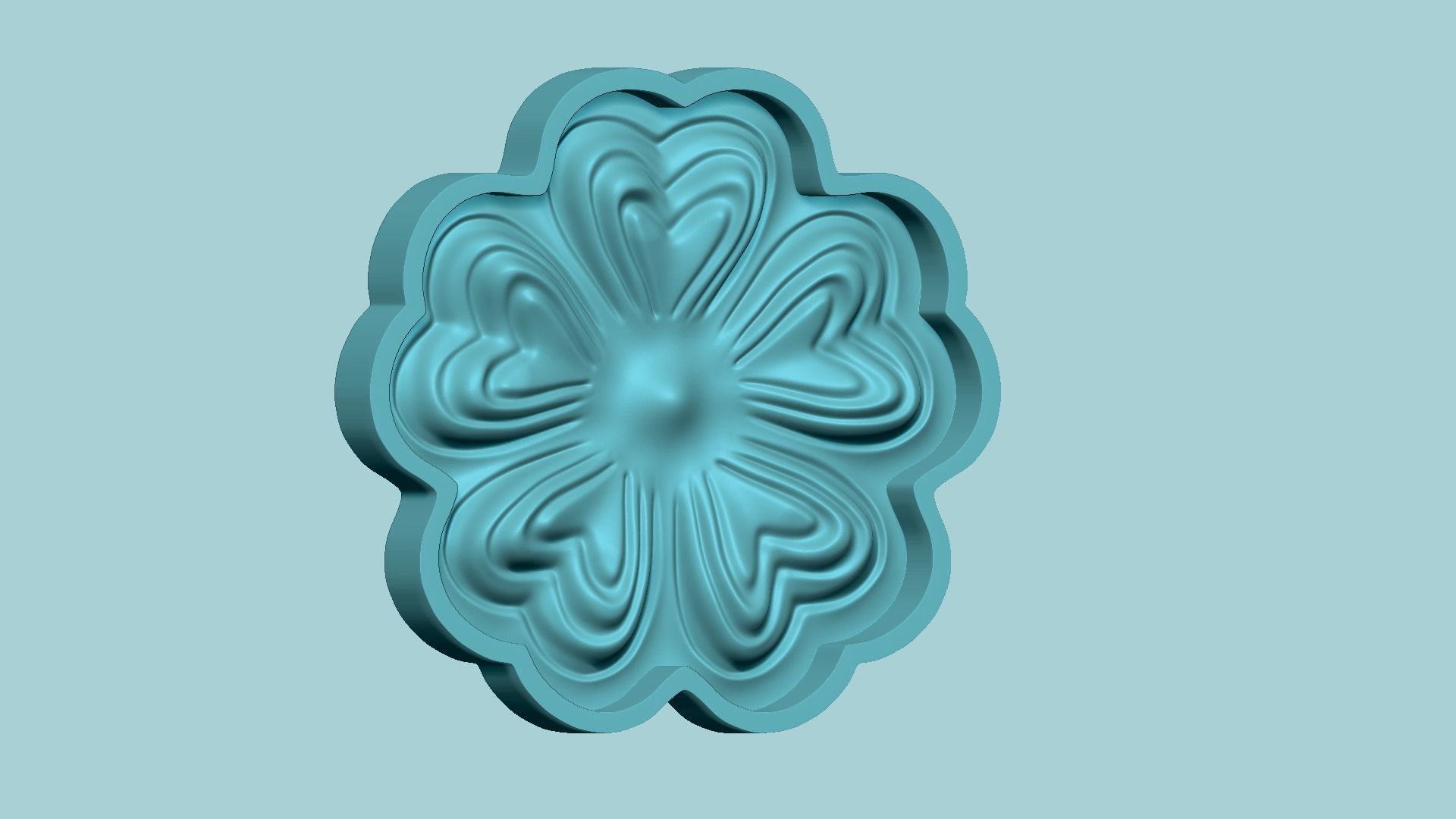 Heart Flower - Molding Arrangement EVA Foam Craft Free 3D print model_5