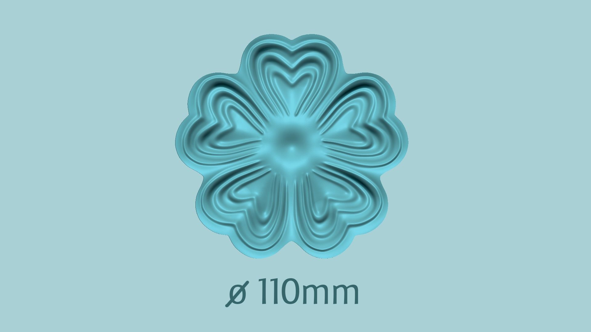 Heart Flower - Molding Arrangement EVA Foam Craft Free 3D print model_19