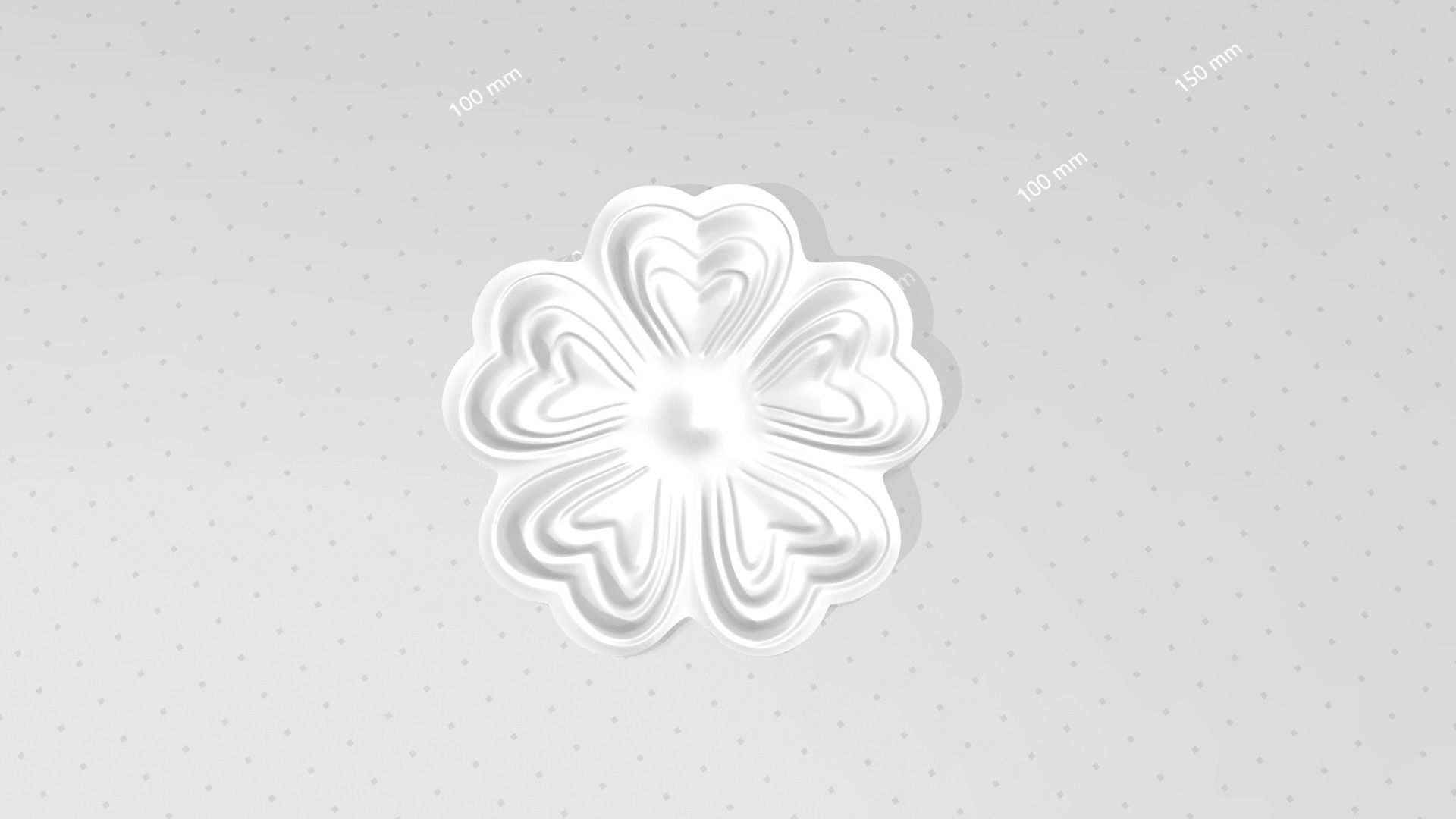Heart Flower - Molding Arrangement EVA Foam Craft Free 3D print model_13