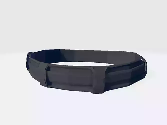 Waistband belt Low-poly 3D model Waistband belt Low-poly 3D model