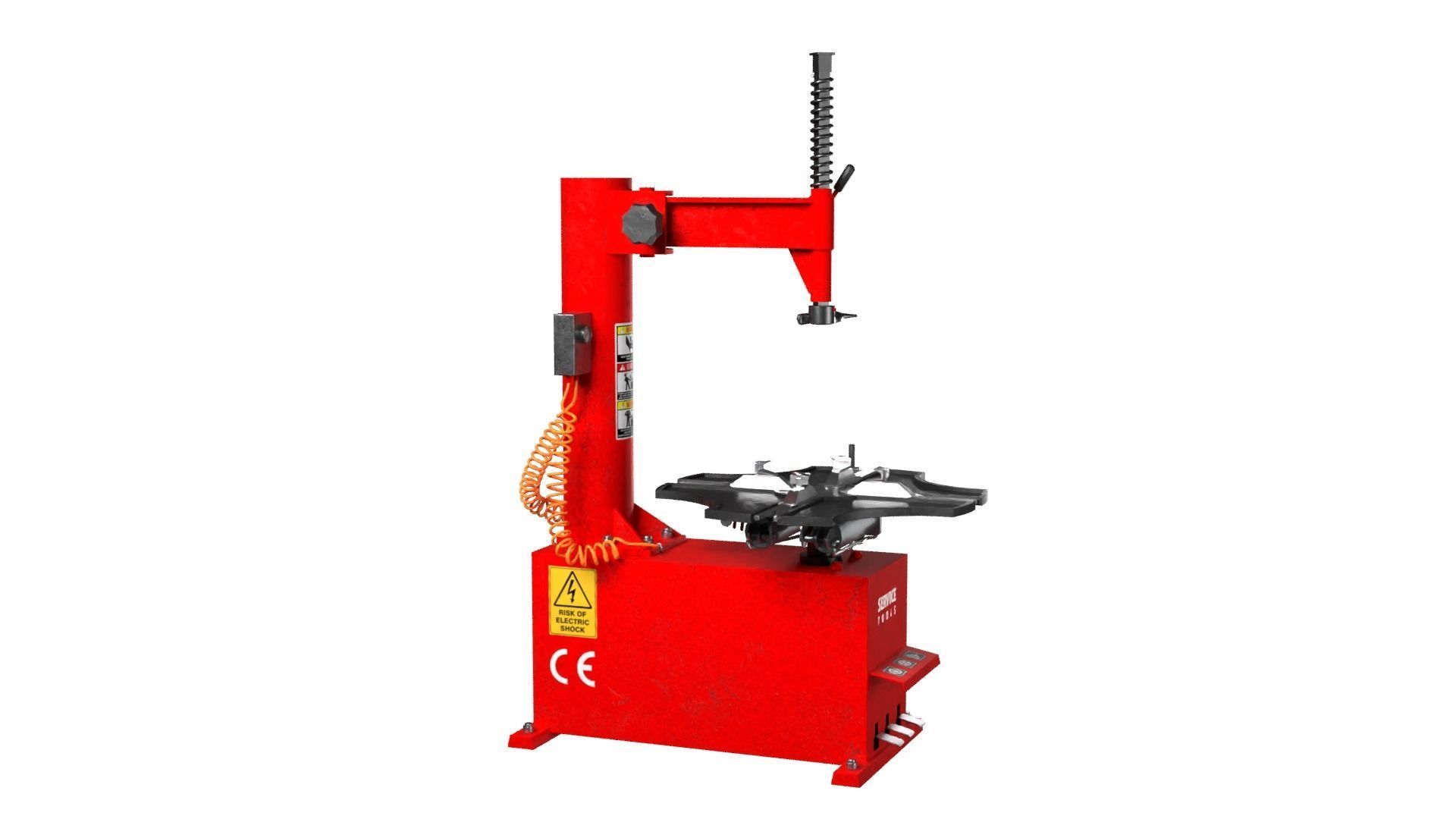 Tire Changer Machine Low-poly 3D model_8