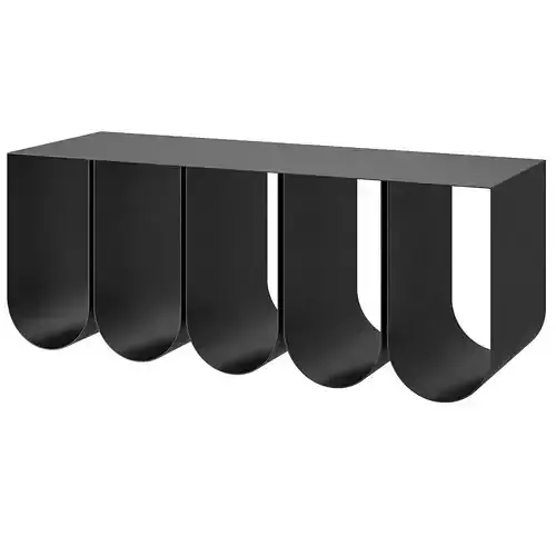 Curved Bench by Kristina Dam Studio 3D model