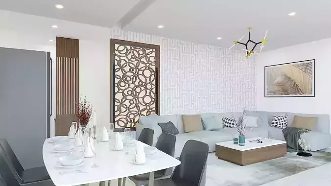 Living and Dining Interior Design - 2