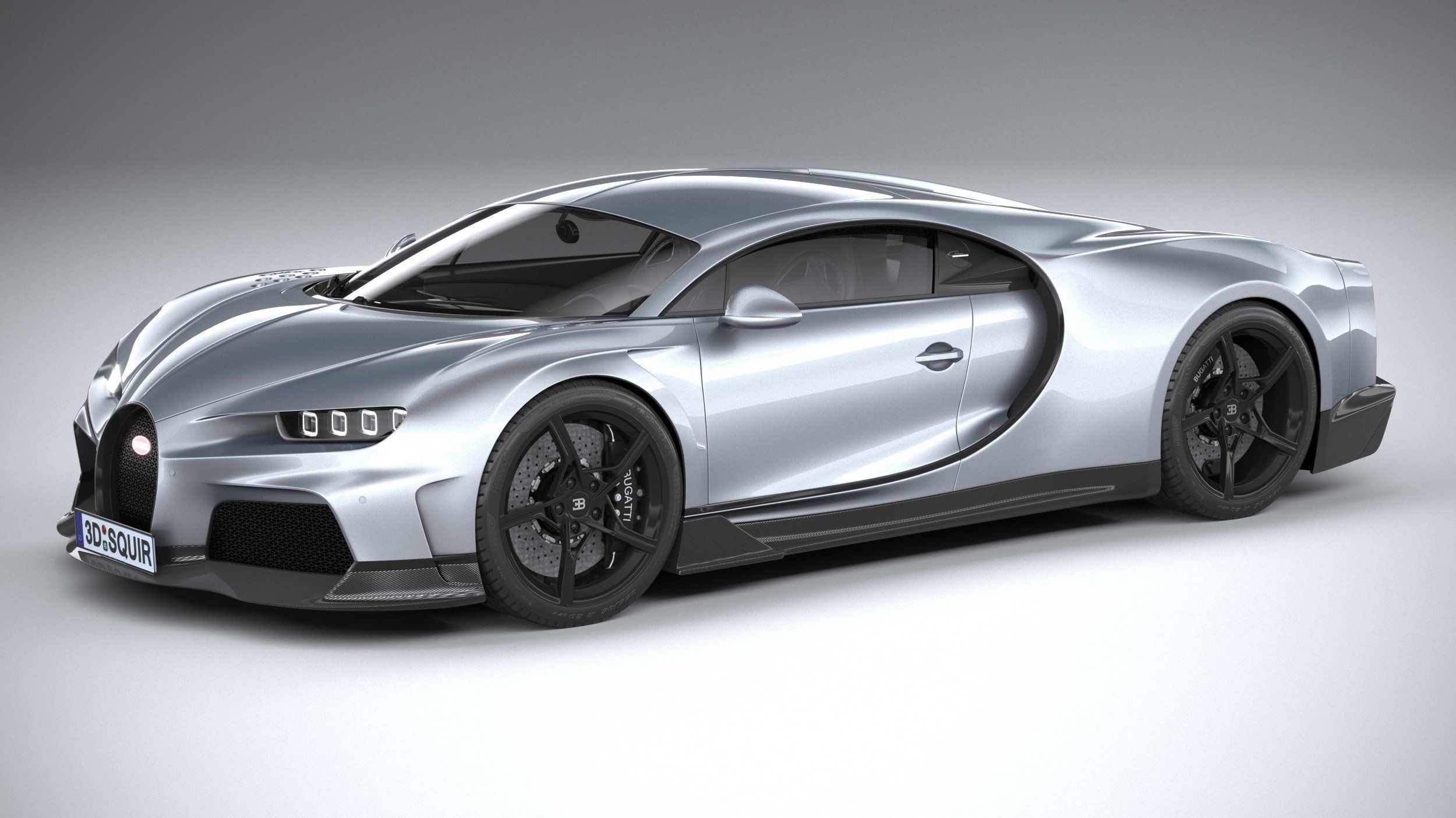 Bugatti Chiron Super Sport 2022 3D model_0