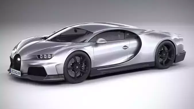 Bugatti Chiron Super Sport 2022 3D model