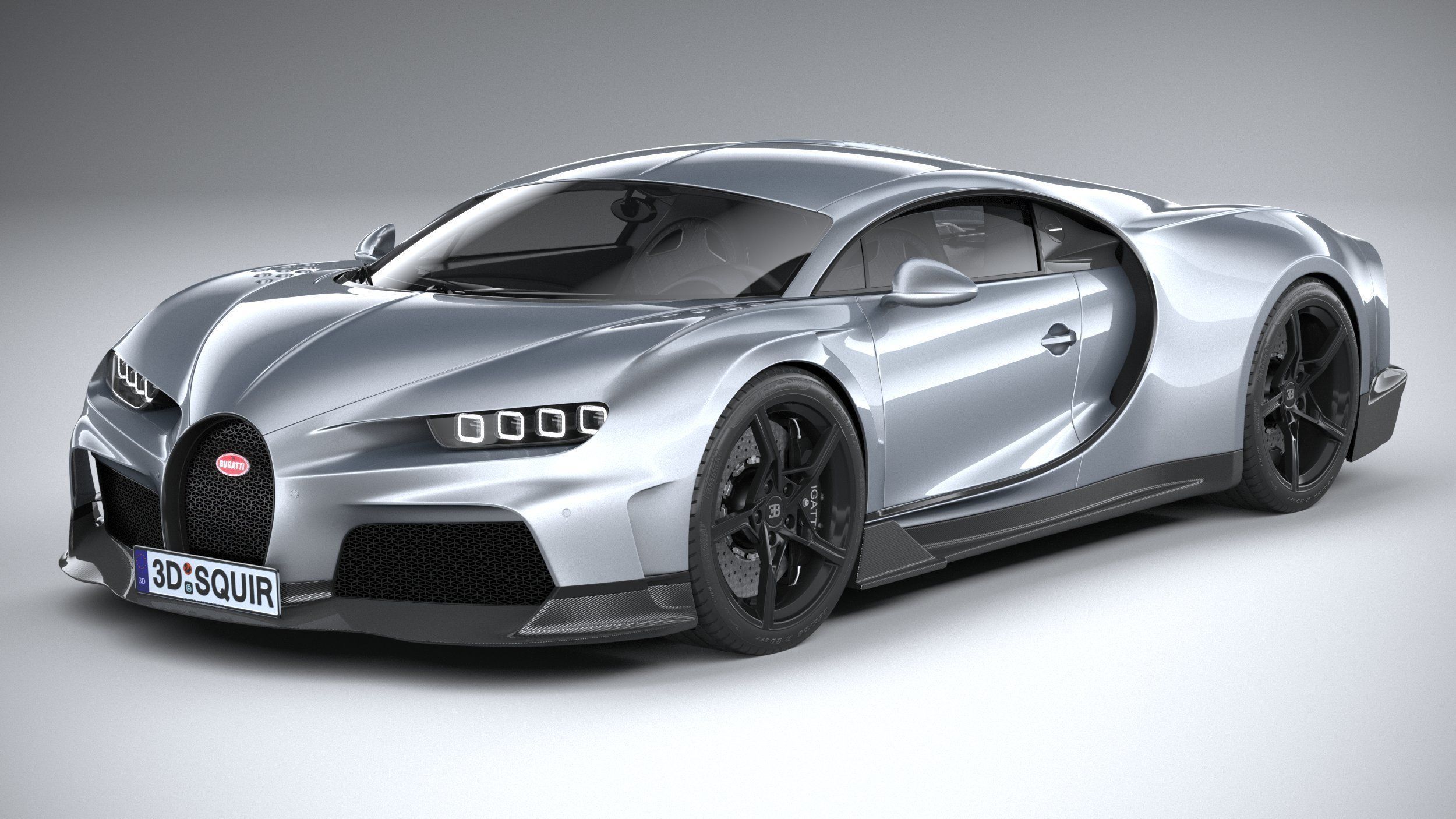 Bugatti Chiron Super Sport 2022 3D model_1