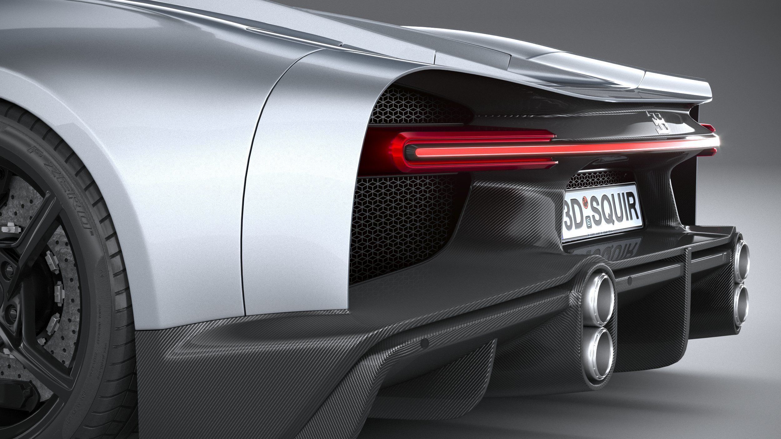 Bugatti Chiron Super Sport 2022 3D model_6