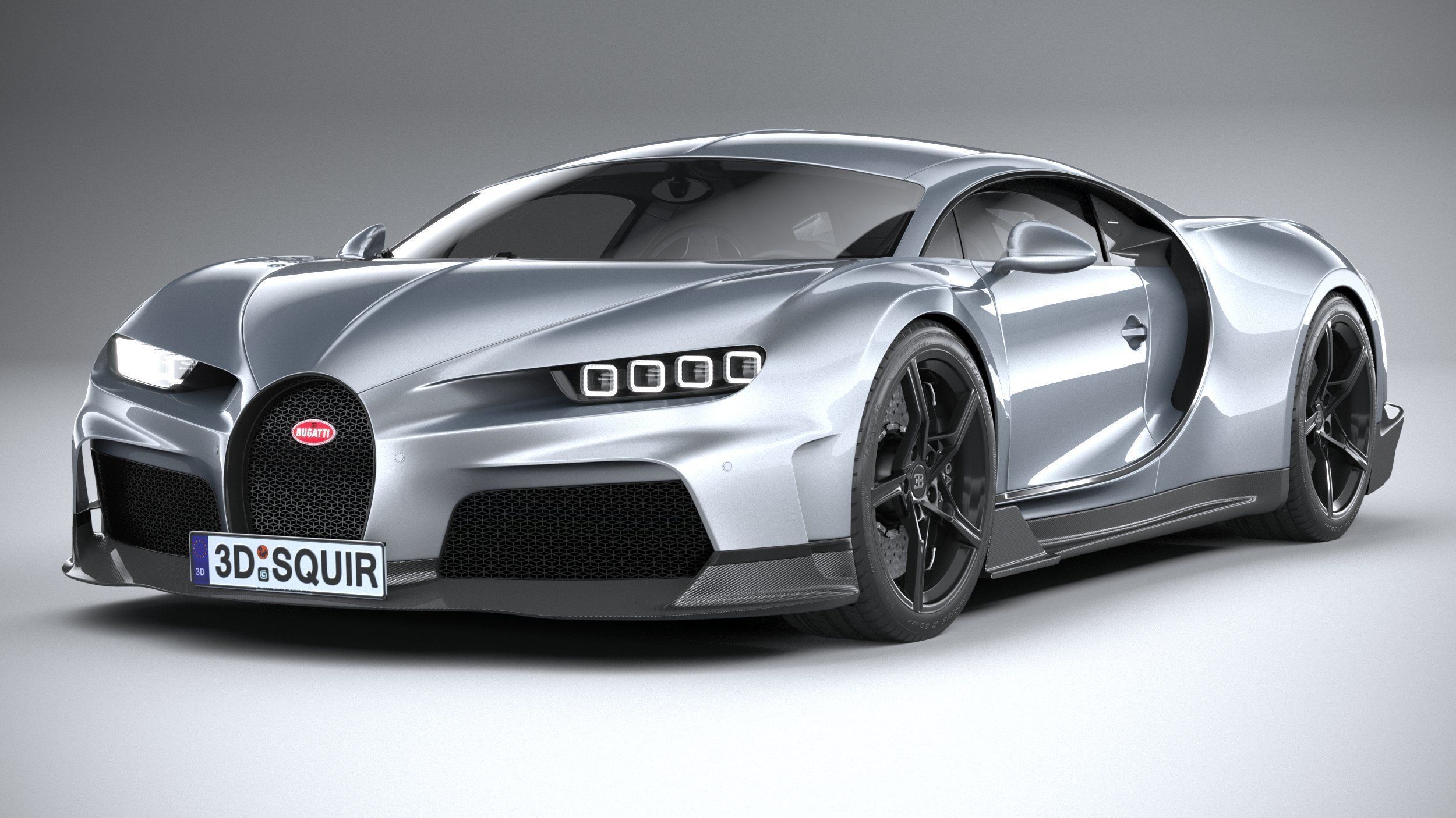 Bugatti Chiron Super Sport 2022 3D model_2