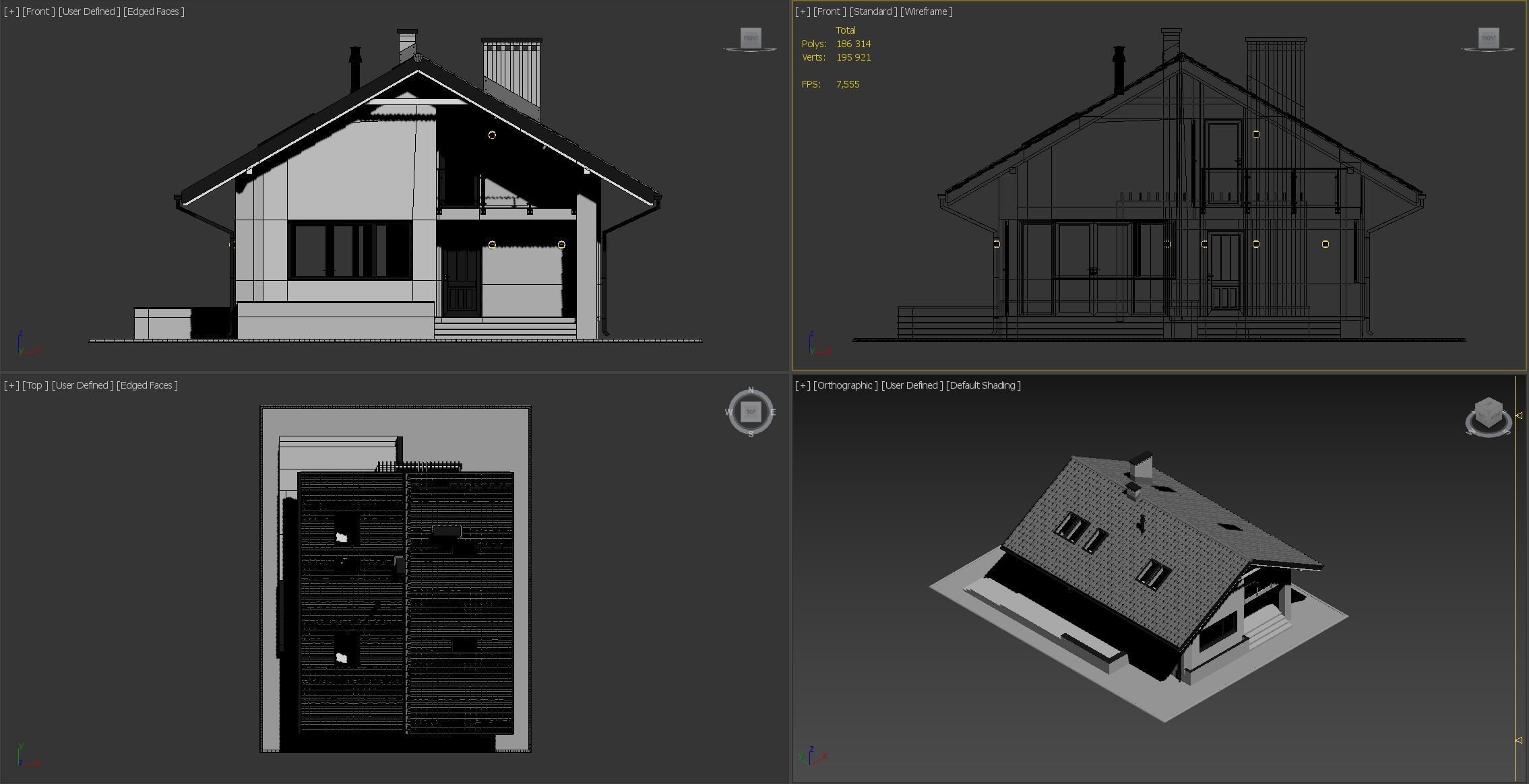 Privat house v3 3D model_14