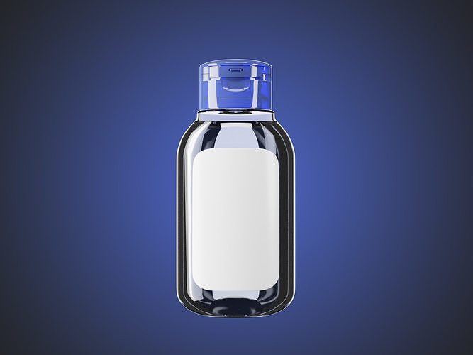 Realistic Cleansing Water Bottle Loreal 50ml 3D model