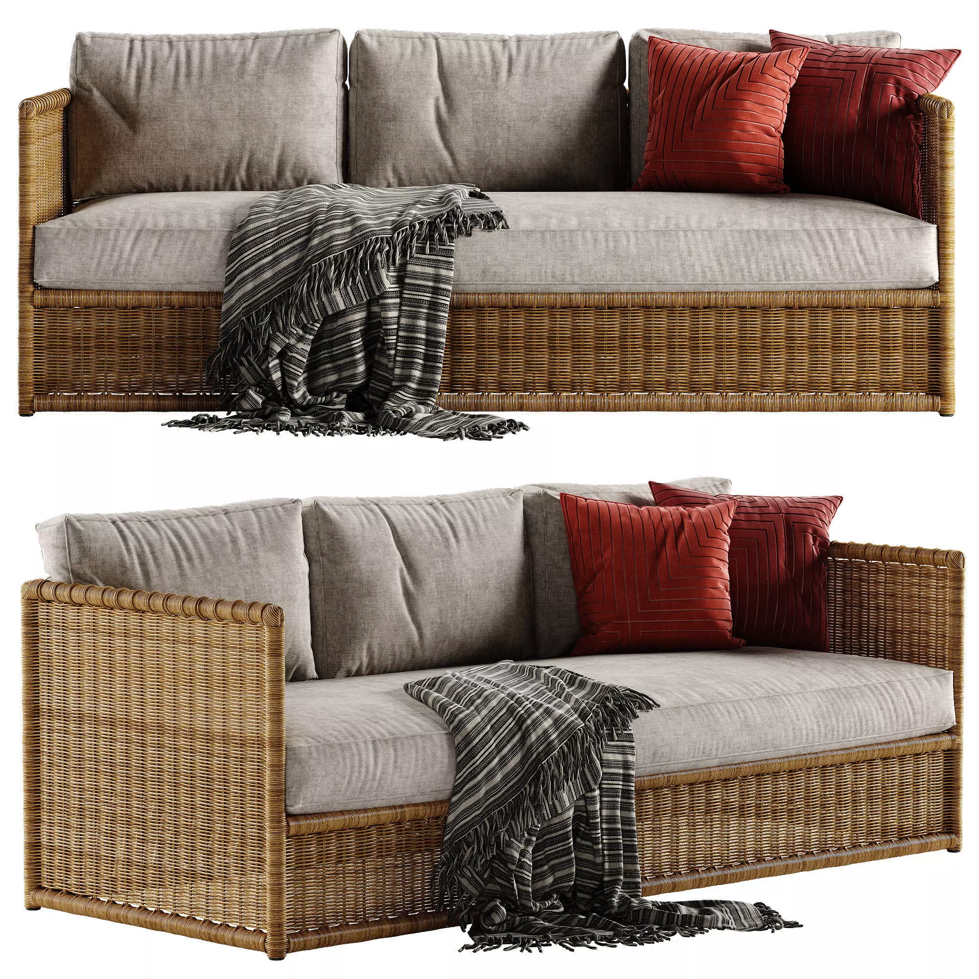 Serena and Lily Pacifica sofa 3D model