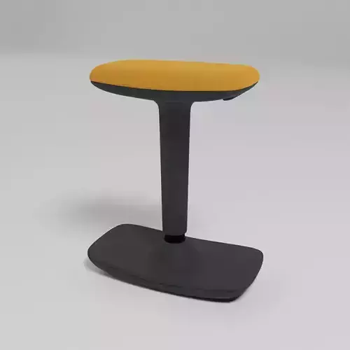 COOL - Height-adjustable Rocker Trevira CS office stool -