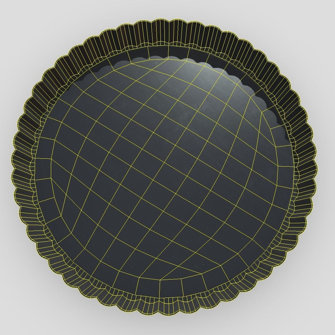 Baking Tin 2 Low-poly 3D model_8