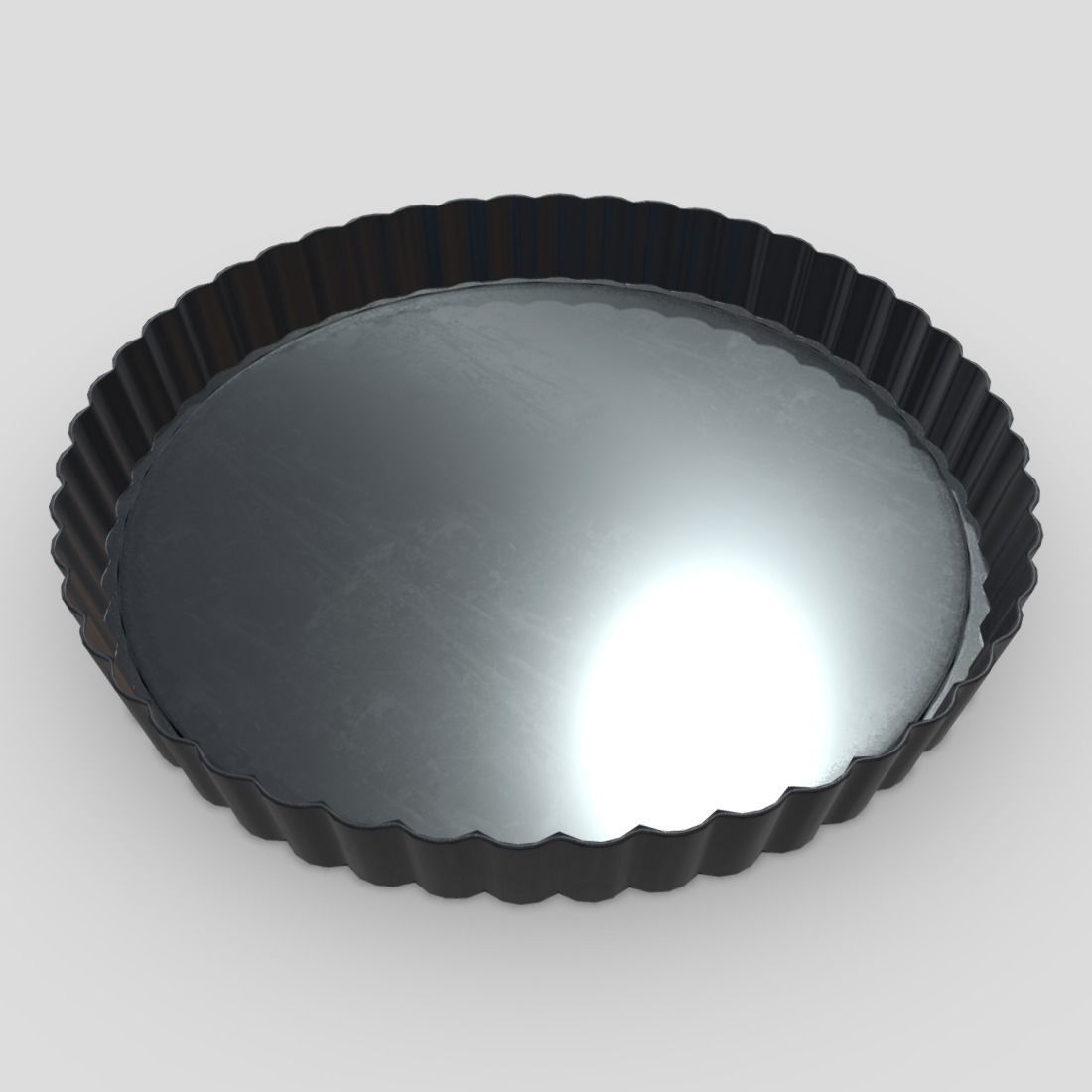 Baking Tin 2 Low-poly 3D model_5