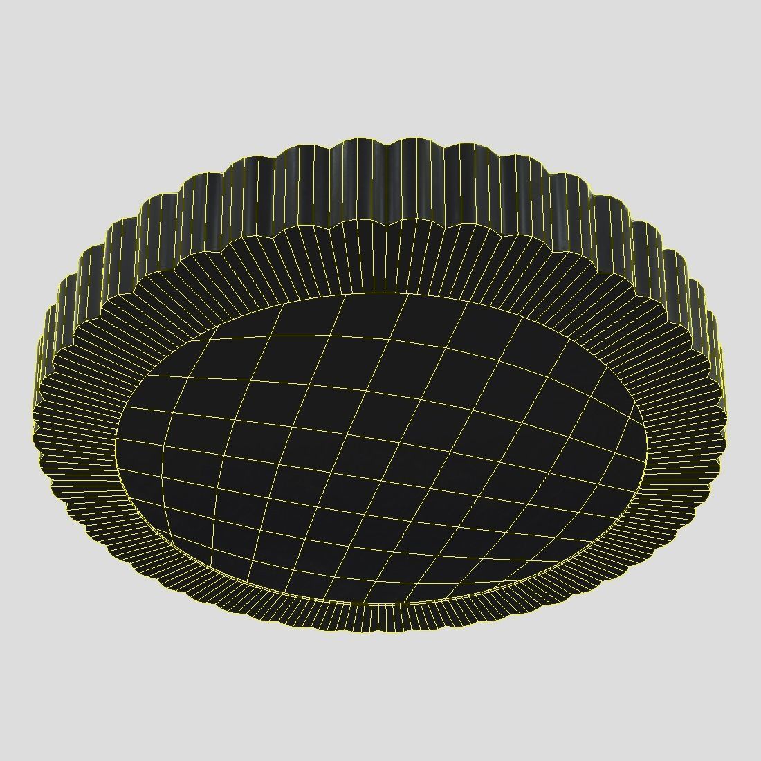 Baking Tin 2 Low-poly 3D model_10