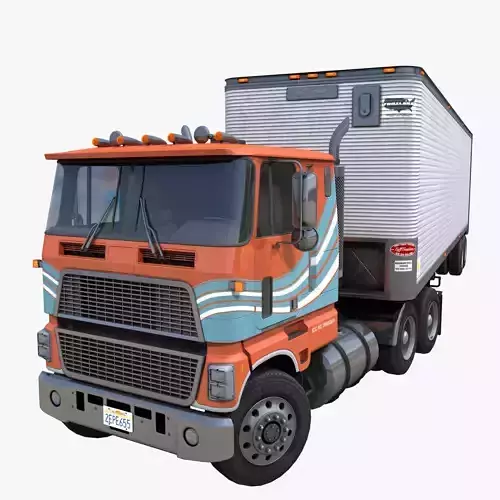 Industrial cabover van trailer