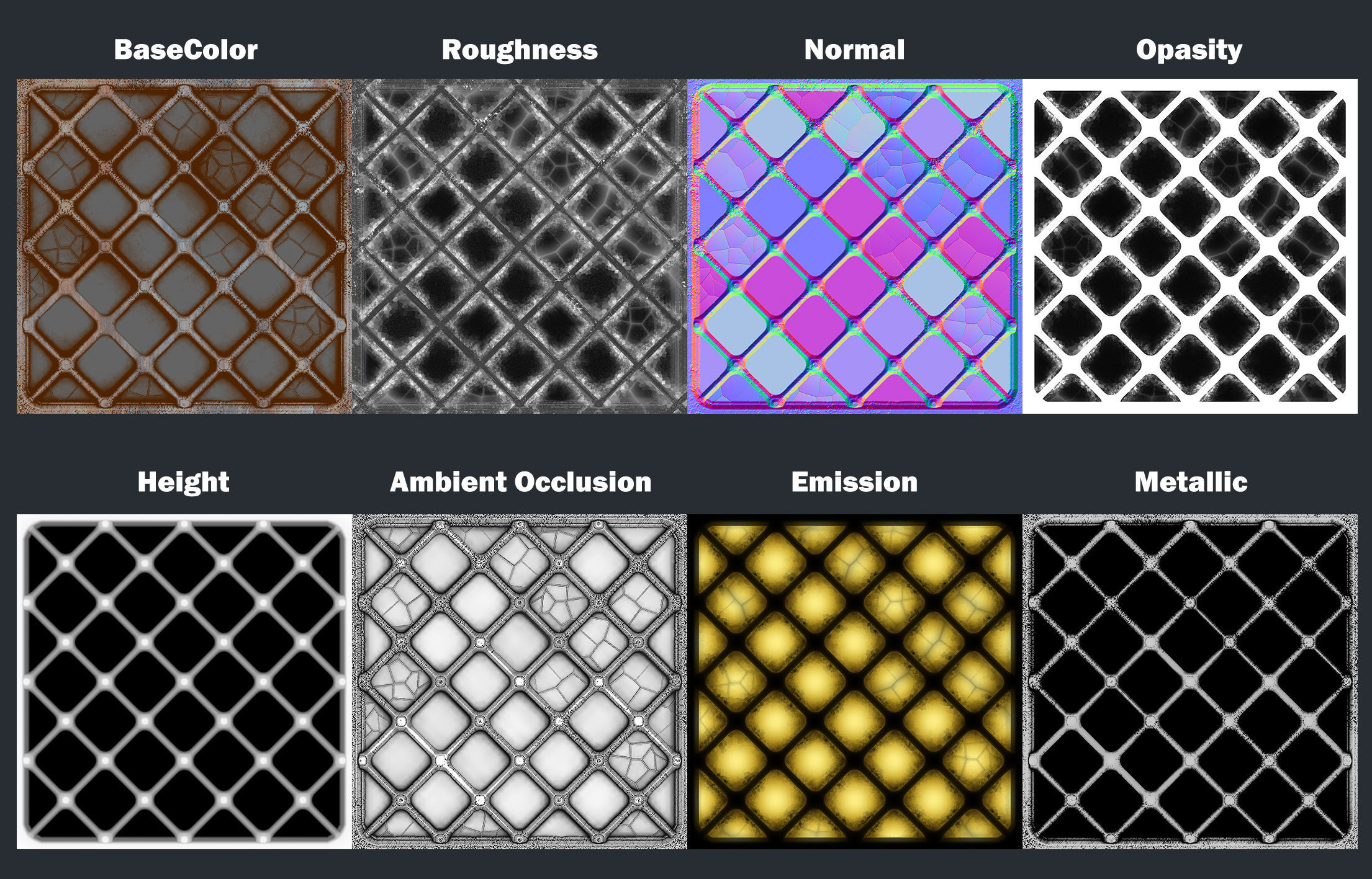 Glass windows PBR seamless textures and material Texture_8