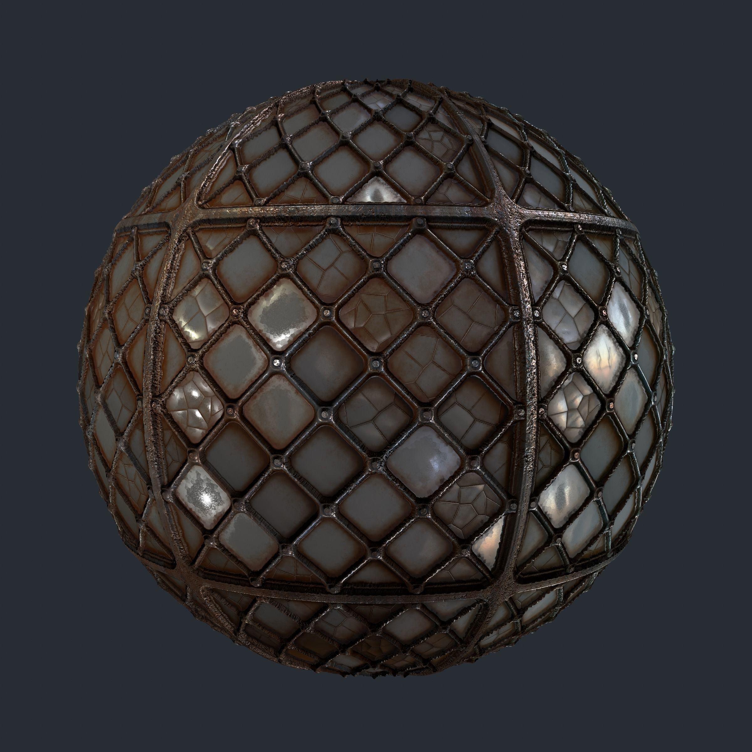 Glass windows PBR seamless textures and material Texture_4
