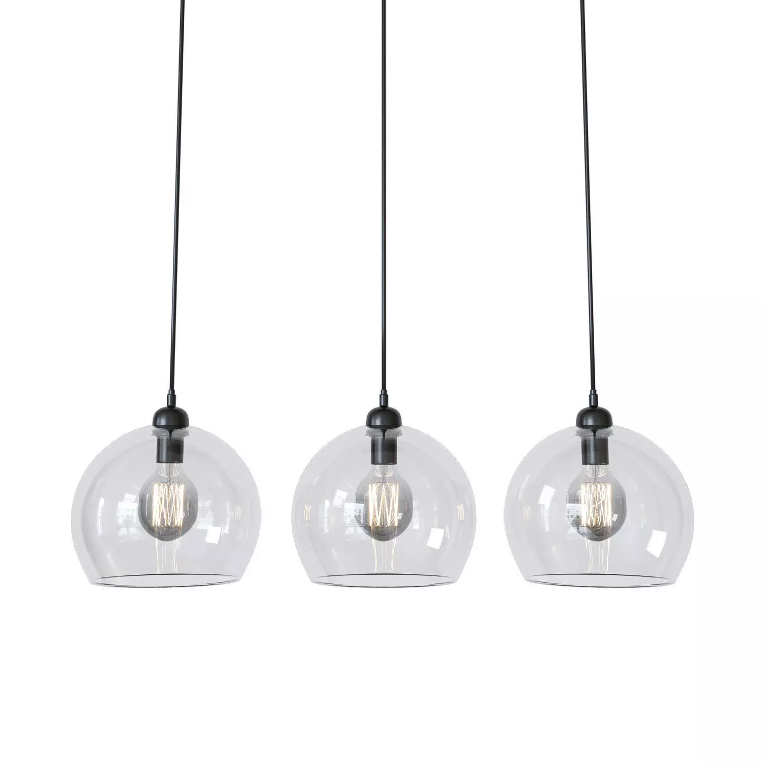 Hanglamp helder glass 3D model