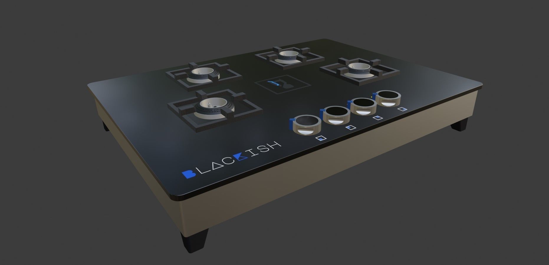 GAS Stove 3D Model Free 3D model_1