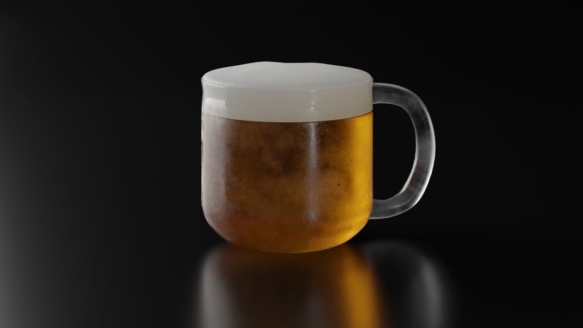 Beer Glass 8 3D model_7