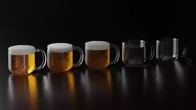 Beer Glass 8 3D model